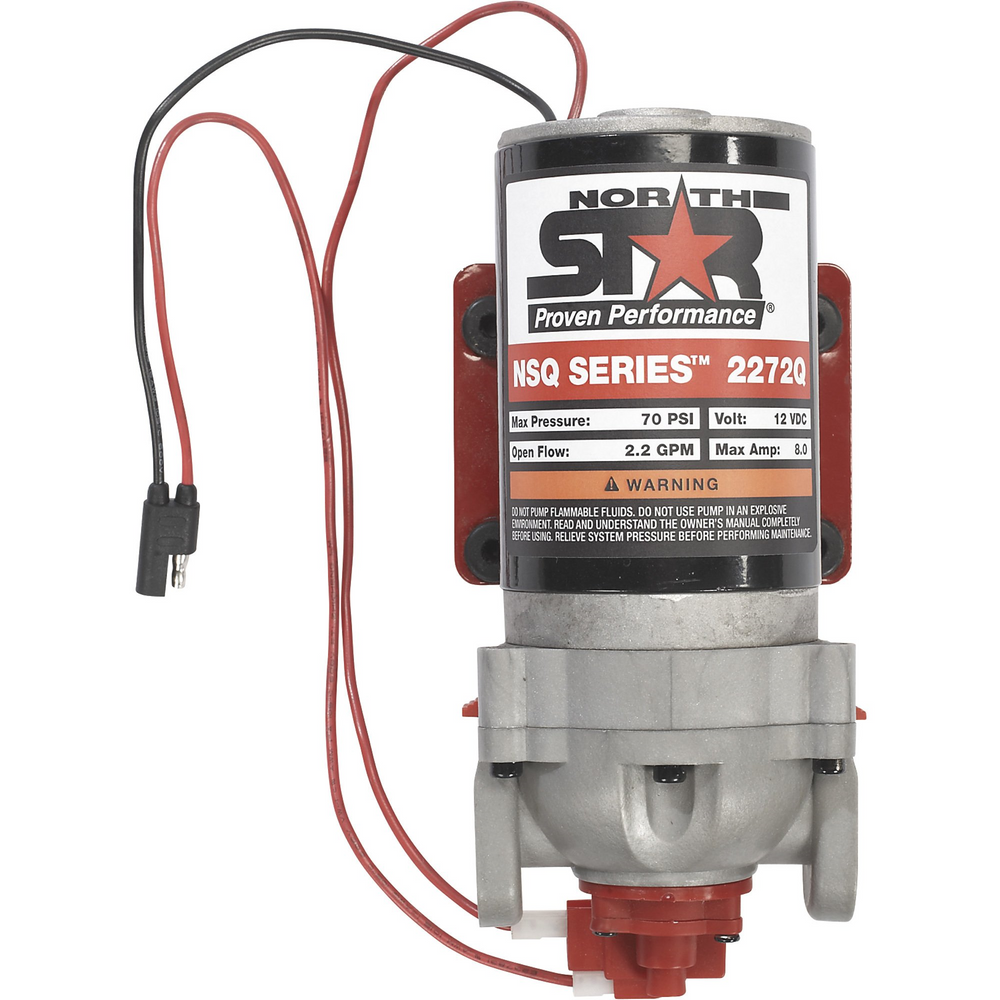 NorthStar NSQ Series Sprayer Diaphragm Pump On Demand 12V 70 PSI 2.2 GPM 2682272 New