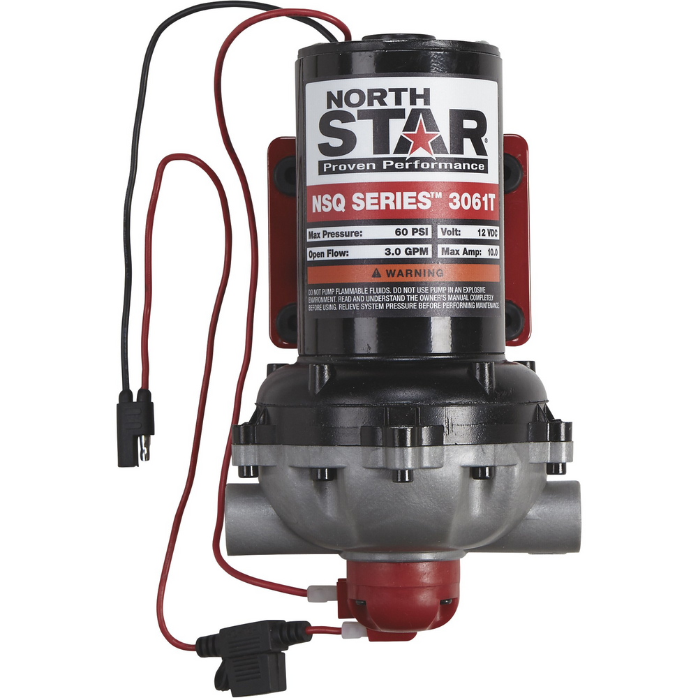 NorthStar NSQ Series Sprayer Diaphragm Pump On Demand 12V 60 PSI 3.0 GPM 2683061 New