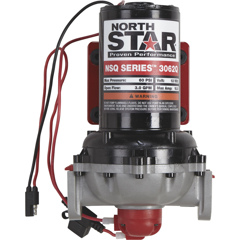 NorthStar NSQ Series Sprayer Diaphragm Pump On Demand 12V 60 PSI 3.0 GPM 2683062 New