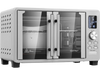 26.4 quart French door convection toaster oven with 11 presets and LED display for convenient cooking and monitoring.