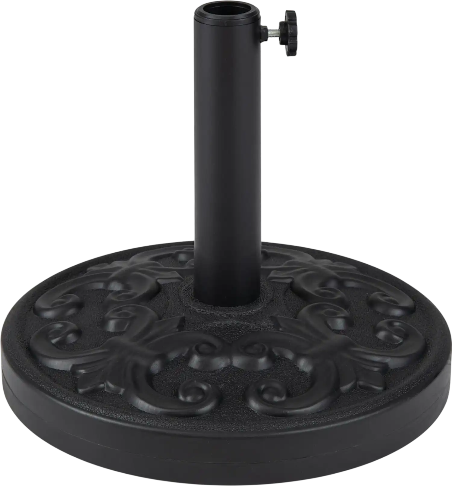 Costway 26.5 lbs Heavy-Duty Round Umbrella Stand Base Adjustable Knob 34196720 New