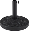 26.5 LBS Heavy-duty Round Umbrella Stand with Adjustable Knob
