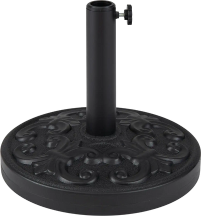 Costway 26.5 lbs Heavy-Duty Round Umbrella Stand Base Adjustable Knob 34196720 New