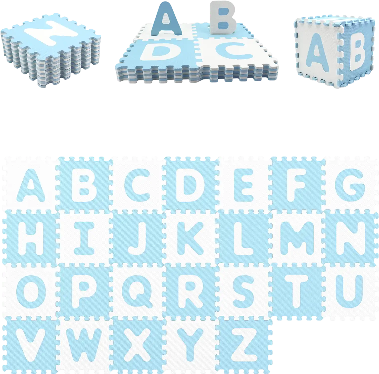 Costway 26-Pc Interlocking ABC Play Mats Detachable Letters 72471199 New