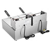 Yescom Electric Deep Fryer 24 L 5000W Dual-Tank New