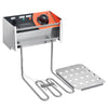 Yescom Electric Deep Fryer 24 L 5000W Dual-Tank New