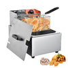 Yescom Stainless Steel Electric Countertop Fat Deep Fryer 8L 2500W New