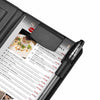 Yescom LED Back Lit Check Presenter PU Leather Black New