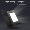 Yescom LED Back Lit Check Presenter PU Leather Black New