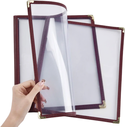 Yescom Menu Cover 8.5x11 Red New