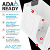 Anzzi 2753FLWL Bathtub 27" x 53" Left Drain Walk-In Whirlpool Air Jets Waterfall Quick Fill New