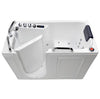 Anzzi 2753WILWD Bathtub 27" x 53" Left Drain Walk-In Whirlpool and Air Jets White New