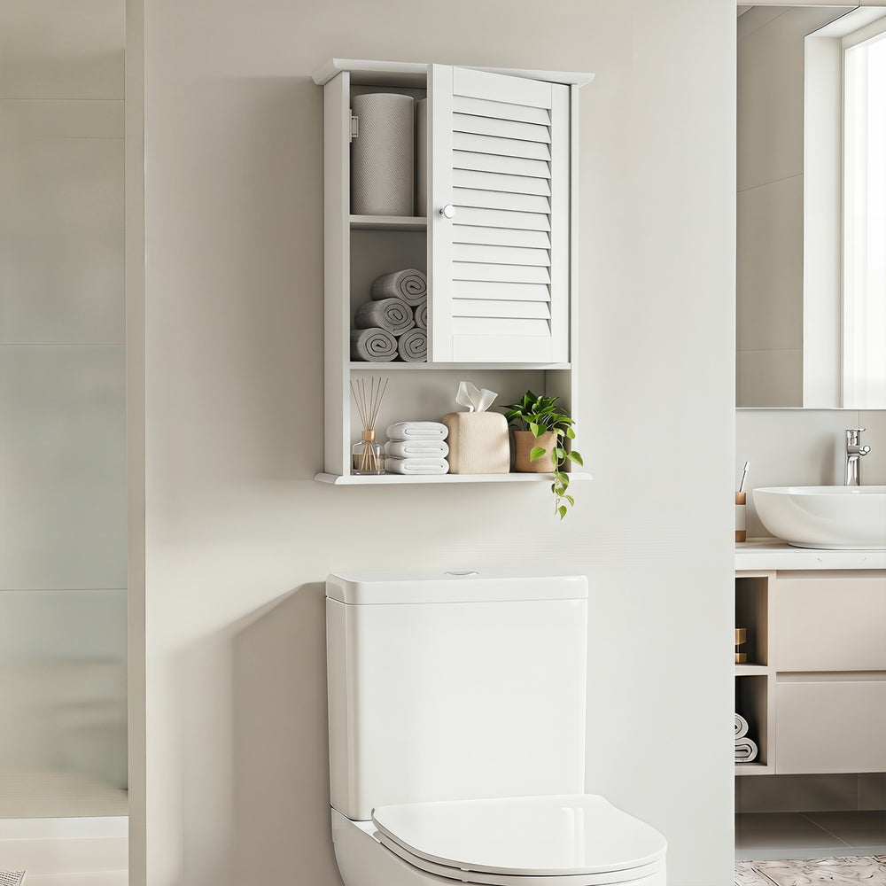 27.5 Inch H Wall Hanging Bathroom Storage Cabinet - Gallery View 1 of 9