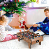 Mini 27 Inch foosball table with ergonomic handles, perfect for kids' parties and group activities.