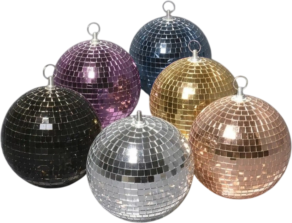 Yescom Mirror Ball 7 Inch 8 Pack Silver New