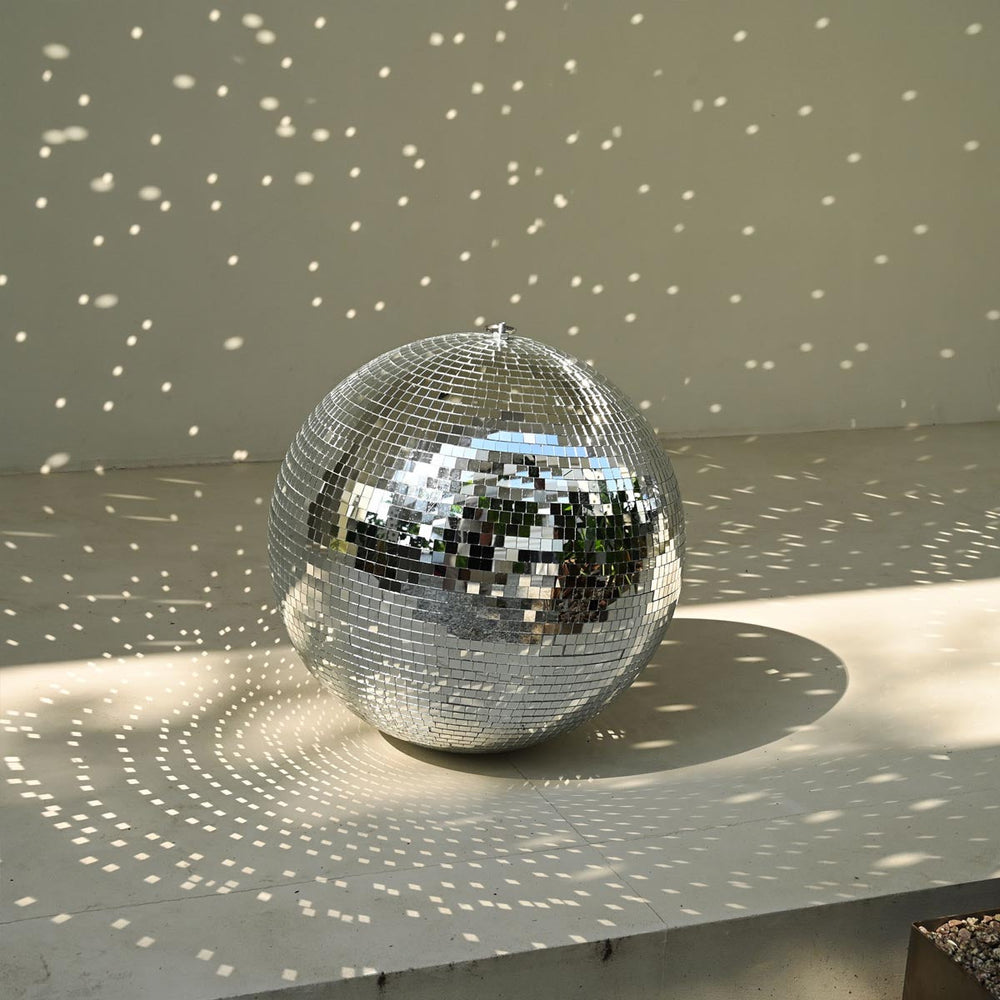 Yescom Mirror Disco Ball 12in Silver New