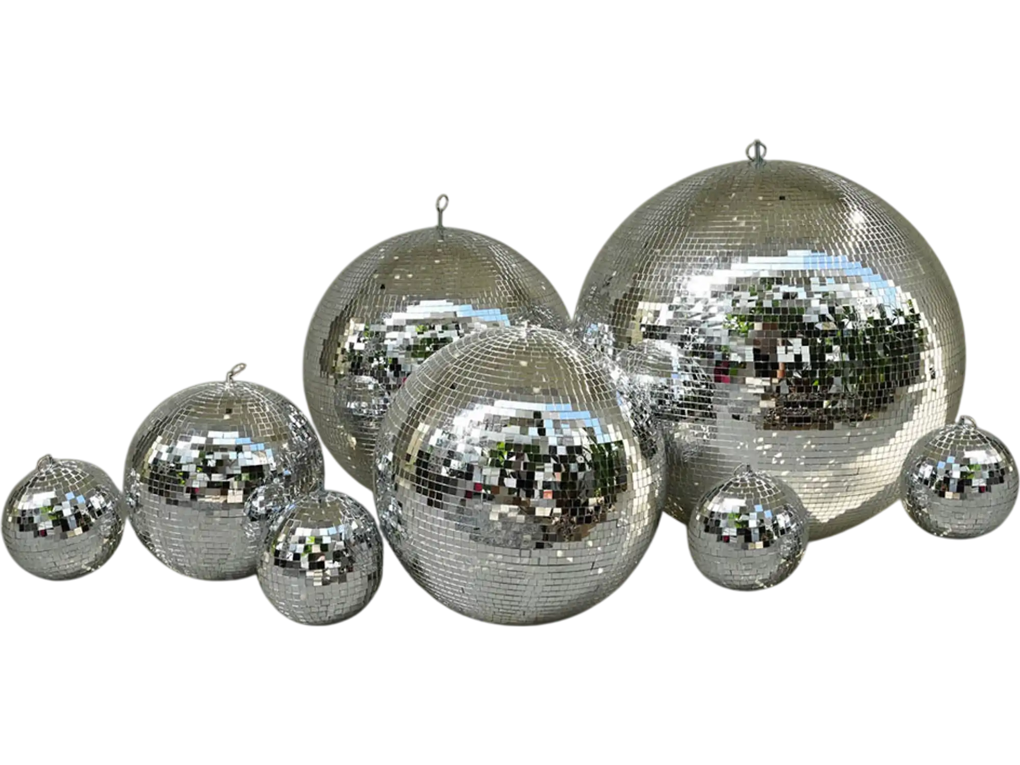 Yescom Mirror Disco Ball 12in Silver New