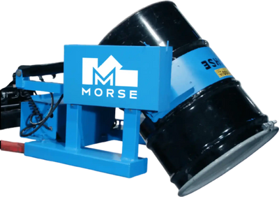 Morse 285A-BP Forklift-Karrier Drum Lift with Battery Powered Tilt 1500 Lbs New