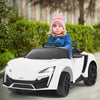 12V 2.4G RC Electric Vehicle with Lights-White - Gallery View 1 of 13