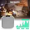 Desktop HEPA air purifier with touch panel, quiet operation under 50 dB, suitable for home and office use.