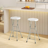 28 Inch Portable Folding Stools Patio Dining Chairs with 330lbs Limited Sturdy Frame-Set of 2 - Gallery View 1 of 8