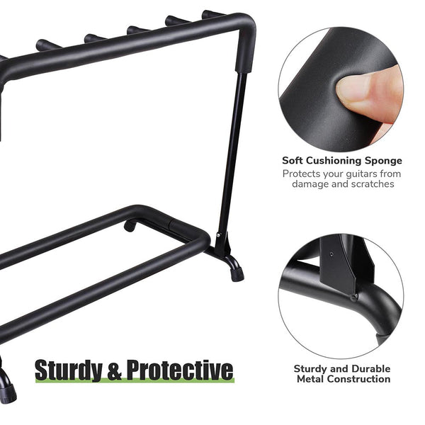 Yescom Guitar Stand Folding Display Rack 3/ 5/ 7/ 9 New – FactoryPure