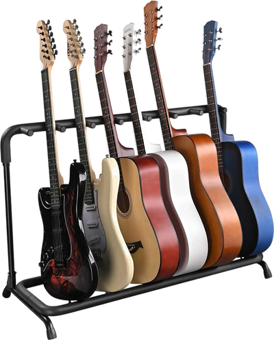 Yescom Guitar Stand Folding Display Rack 3/ 5/ 7/ 9 New