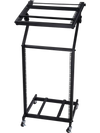 Yescom Audio Mixer Stand 19in 16U Rolling w/ 4 Poles New