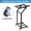 Yescom Audio Mixer Stand 19in 16U Rolling w/ 4 Poles New
