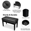 Yescom Piano Bench Adjustable Height Black New