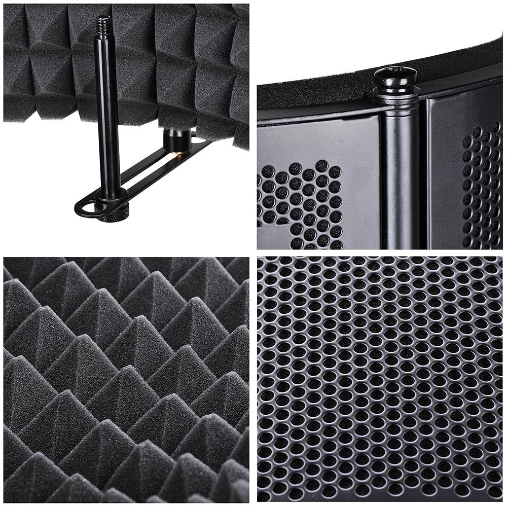 Yescom Microphone Isolation Shield 2-Panel New