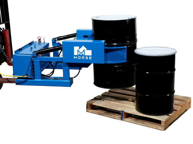 Morse 290F Grip+Go Forklift Drum Handler with 12V Power Grip and Tilt New