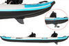 Sea Eagle 385ft FastTrack V-Bottom Inflatable Kayak Pro Solo Package 385FTK_PSB New
