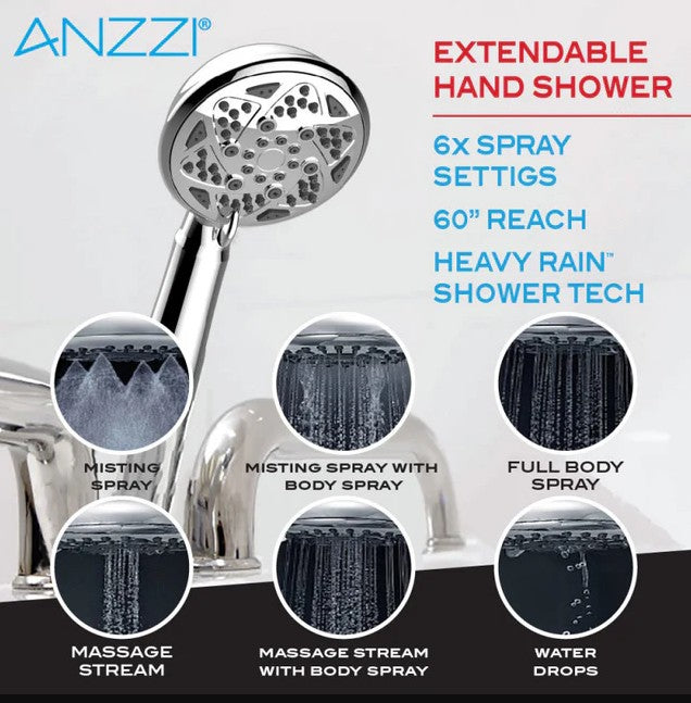 Anzzi 2953WCRWD Bathtub 29" x 53" Right Drain Wheelchair Access Walk-In Whirlpool Air Jets New