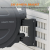 Giraffe Tools AW40 Retractable Garden Hose Reel Bundle 130ft + 130ft New