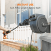 Giraffe Tools AW40 Retractable Garden Hose Reel Bundle 130ft + 130ft New
