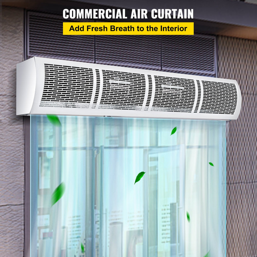 Vevor Air Curtain 60" Commercial 2 Speeds 2515 CFM/2285 CFM 2 Limit Switches Low Noise New