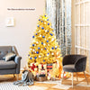 6/7.5 Feet Artificial Tinsel Christmas Tree Hinged with Foldable Stand-6 ft - Gallery View 1 of 12