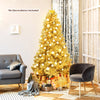 6/7.5 Feet Artificial Tinsel Christmas Tree Hinged with Foldable Stand-7.5 ft - Gallery View 1 of 12