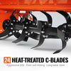 45 in Rotary Tiller,  3 Point Hitch Cat.1,  Chain Drive,  PTO Shaft Included with Shear Bolt,  15-35 HP,  LRT45