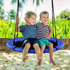 40 Inch Flying Saucer Tree Swing Indoor Outdoor Play Set-Blue - Gallery View 1 of 10