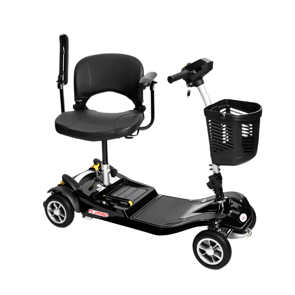 EV Rider Nomad Mobility Scooter 4 Wheel 260 lbs. Capacity 24V 10.3Ah Li-Ion Battery 4 MPH 10 Miles Open Box