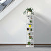 Wooden Shoes Storage Stand 7 Tiers Shoe Rack Organizer Multi-shoe Rack Shoebox-White - Gallery View 1 of 11