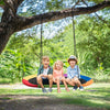 60 Inch Saucer Surf Outdoor Adjustable Swing Set-Colorful - Gallery View 1 of 12