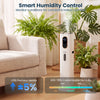 Cool mist humidifier with 2.4 gal tank, smart humidity control, and 540 sq.ft coverage for comfortable indoor environments.
