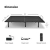 Costway Adjustable Bed Base Frame with Wireless Remote Control Queen Size New
