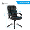 Big and tall adjustable high back leather executive chair with ergonomic design, 350lbs capacity, and height adjustment.