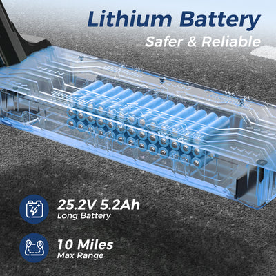 isinwheel S7 Electric Scooter for Kids 250W 12 MPH 10 Mile Range 25.2V New