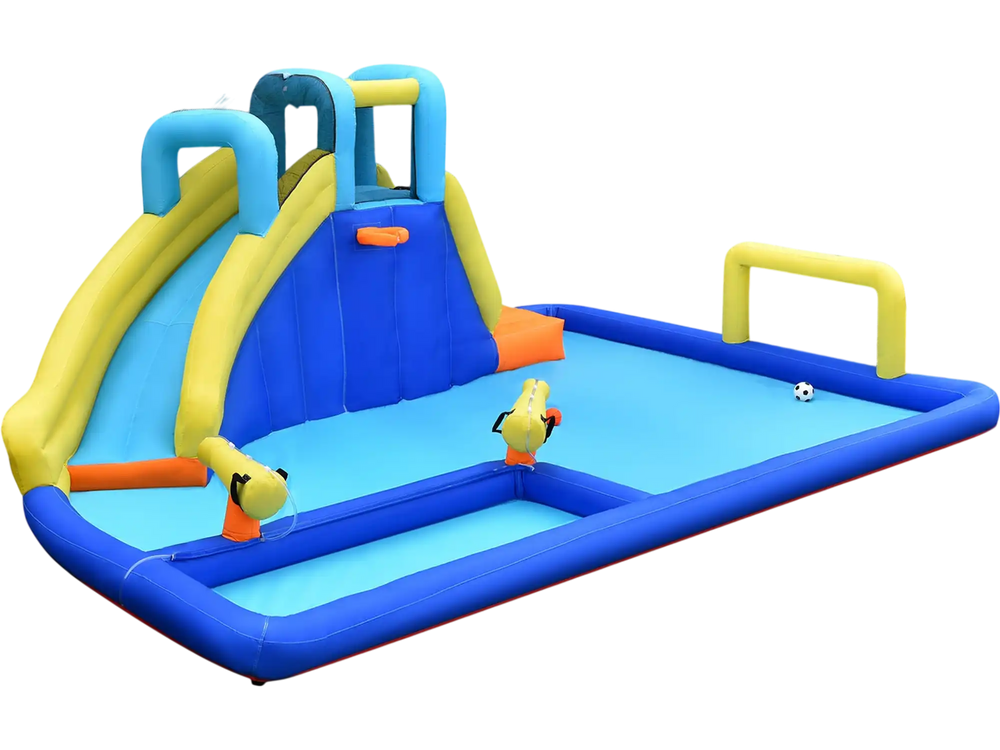 6-in-1 Inflatable Water Slide Jumping House without Blower