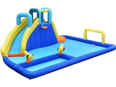 Costway 6-in-1 Inflatable Water Slide Jumping House 30517682 New